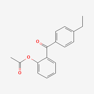 2-Acetoxy-4'-ethylbenzophenone