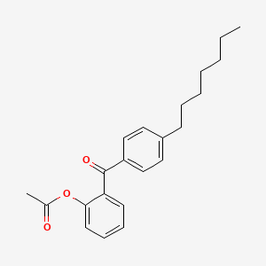 2-Acetoxy-4'-heptylbenzophenone