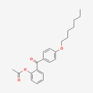 2-Acetoxy-4'-heptyloxybenzophenone
