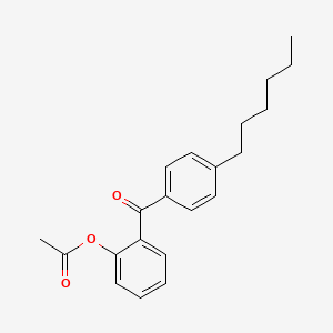 2-Acetoxy-4'-hexylbenzophenone