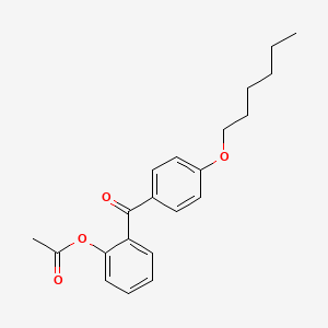 2-Acetoxy-4'-hexyloxybenzophenone