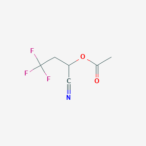 2-Acetoxy-4,4,4-trifluorobutyronitrile