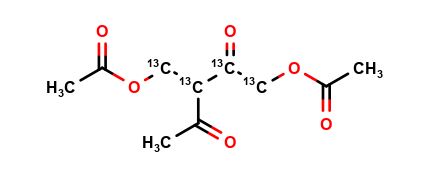 2-Acetyl-3-oxobutane-1,4-diyl diacetate-13C4