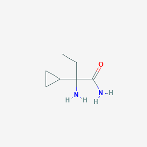 2-Amino-2-cyclopropylbutanamide