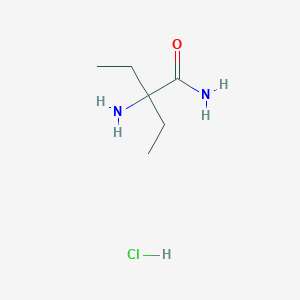 2-Amino-2-ethylbutanamide hydrochloride