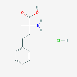 2-Amino-2-methyl-4-phenylbutanoic acid hydrochloride