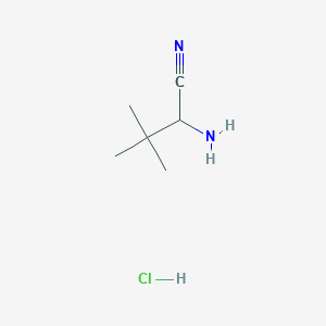 2-Amino-3,3-dimethylbutanenitrile hydrochloride