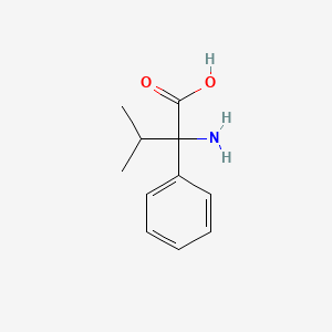 2-Amino-3-methyl-2-phenylbutanoic acid