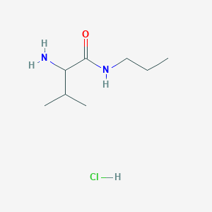 2-Amino-3-methyl-N-propylbutanamide hydrochloride