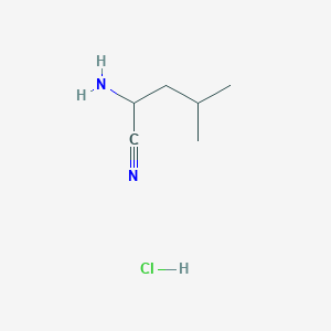 2-Amino-4-methylpentanenitrile hydrochloride