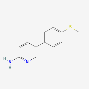 2-Amino-5-(4-methylthiophenyl)pyridine
