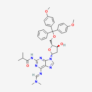 2-Amino-5'-O-(dimethoxytrityl)-N6-(dimethylaminomethylidene)-N2-isobutyryl-2'-deoxyadenosine