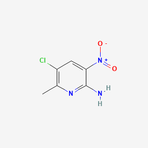 2-Amino-5-chloro-3-nitro-6-picoline