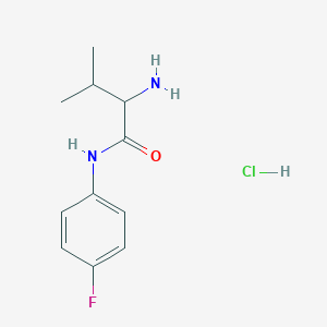 2-Amino-N-(4-fluorophenyl)-3-methylbutanamide hydrochloride