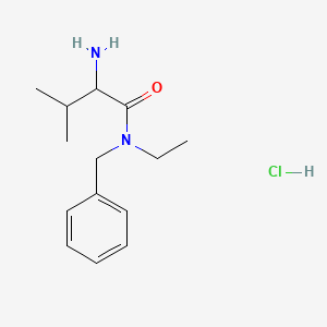 2-Amino-N-benzyl-N-ethyl-3-methylbutanamide hydrochloride