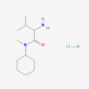 2-Amino-N-cyclohexyl-N,3-dimethylbutanamide hydrochloride