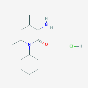 2-Amino-N-cyclohexyl-N-ethyl-3-methylbutanamide hydrochloride
