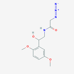 2-Azido-N-[2-(2,5-dimethoxyphenyl)-2-hydroxyethyl]acetamide