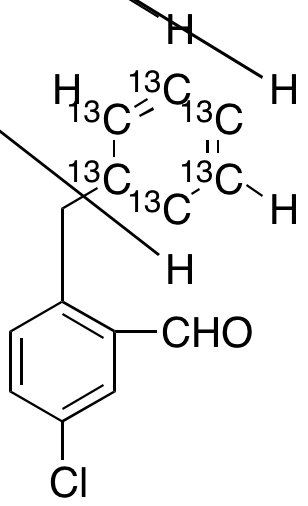 2-Benzyl-5-chlorobenzaldehyde-13C6