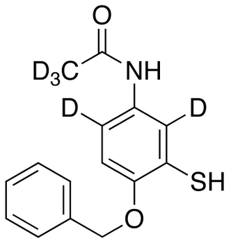 2-Benzyloxy-5-acetaminobenzenethiol-d5