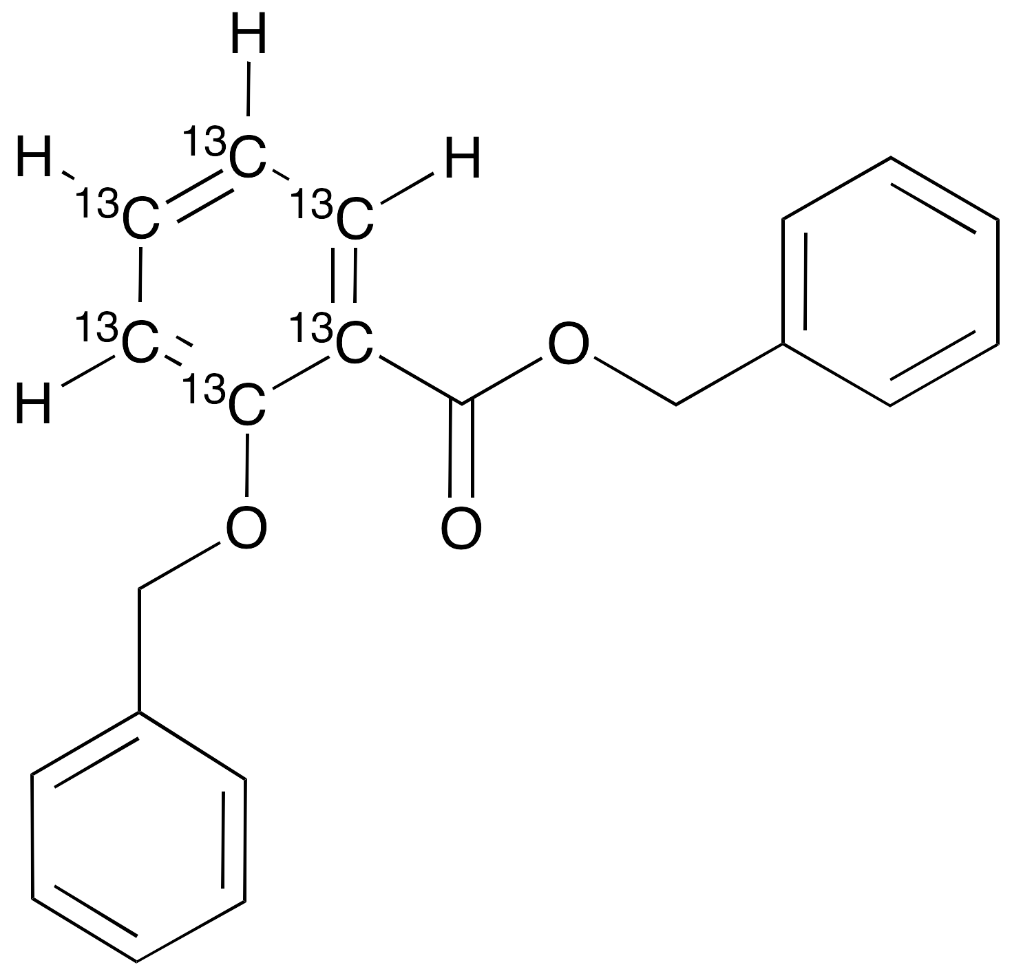 2-Benzyloxy-benzoic Acid-13C3 Benzyl Ester