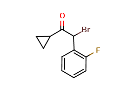 2-Bromo-2-(2-fluorophenyl)-1-cyclopropylethanone