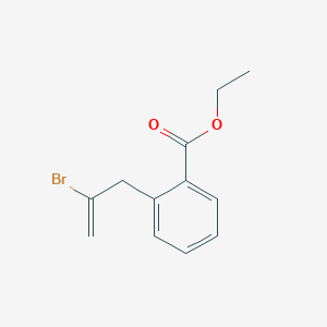 2-Bromo-3-(2-carboethoxyphenyl)-1-propene