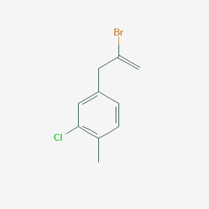 2-Bromo-3-(3-chloro-4-methylphenyl)-1-propene
