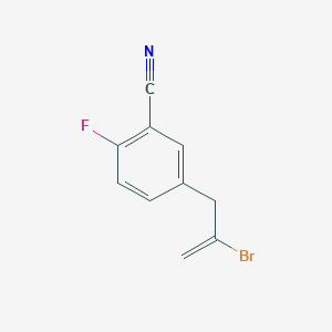 2-Bromo-3-(3-cyano-4-fluorophenyl)-1-propene