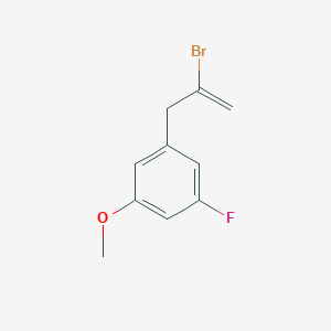 2-Bromo-3-(3-fluoro-5-methoxyphenyl)-1-propene