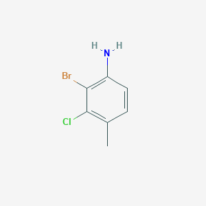 2-Bromo-3-chloro-4-methylbenzenamine