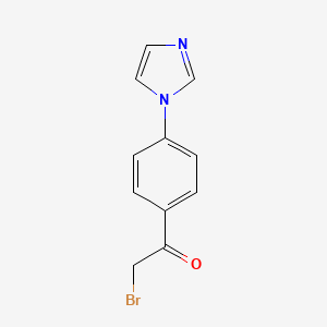 2-Bromo-4'-(imidazol-1-yl)acetophenone