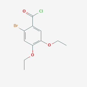 2-Bromo-4,5-diethoxybenzoyl chloride