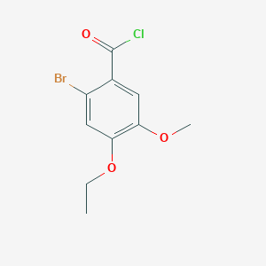 2-Bromo-4-ethoxy-5-methoxybenzoyl chloride