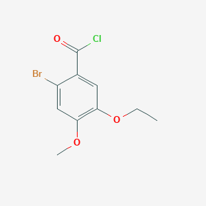 2-Bromo-5-ethoxy-4-methoxybenzoyl chloride