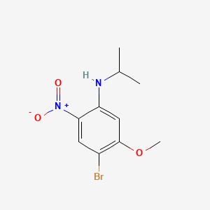 2-Bromo-5-isopropylamino-4-nitroanisole