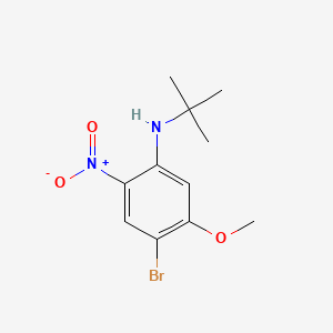 2-Bromo-5-t-butylamino-4-nitroanisole
