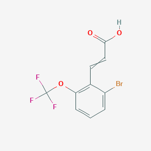 2-Bromo-6-(trifluoromethoxy)cinnamic acid