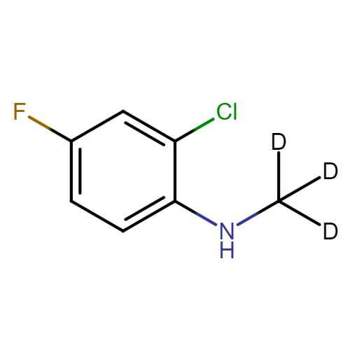 2-CHLORO-4-FLUORO-N-(METHYL-D3)ANILINE