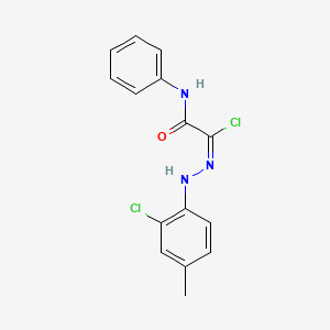 2-Chloro-2-[2-(2-chloro-4-methylphenyl)hydrazono]-N-phenylacetamide