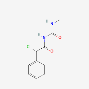 2-Chloro-N-[(ethylamino)carbonyl]-2-phenylacetamide