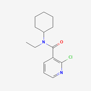 2-Chloro-N-cyclohexyl-N-ethylnicotinamide