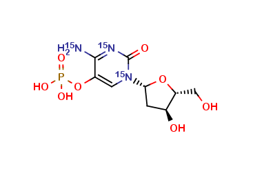 2-DEOXYCYTIDINE 5-MONOPHOSPHATE 15N3