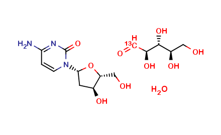 2-DEOXYCYTIDINE H2O (RIBOSE-1-13C)