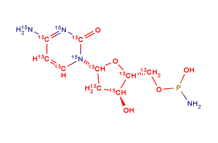 2-DEOXYCYTIDINE PHOSPHORAMIDITE 13C9, 15N3