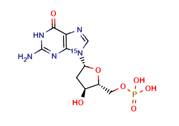 2-DEOXYGUANOSINE 5-MONOPHOSPHATE 15N5