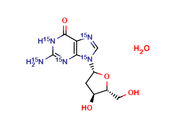 2-DEOXYGUANOSINE H2O 15N5