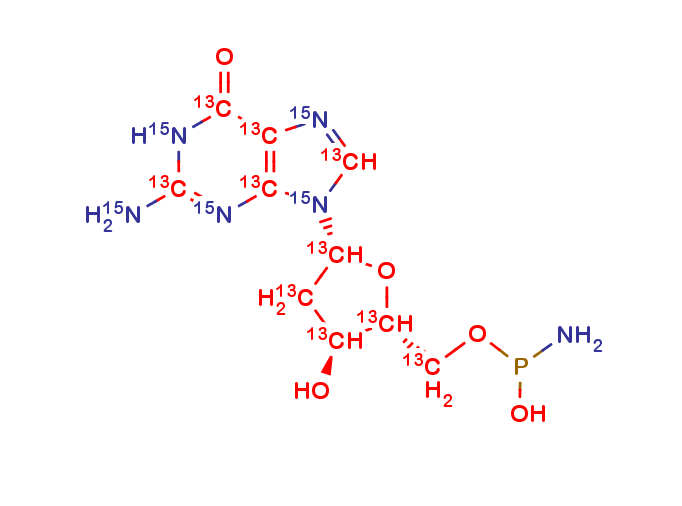 2-DEOXYGUANOSINE PHOSPHORAMIDITE 13C10,15N5