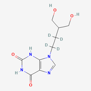 2-Deamino-(2,3-dihydro-2-oxo) Penciclovir-d4