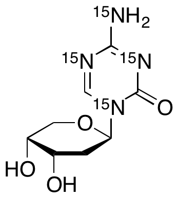 2-Deoxy-D-β-ribopyranosyl-5-azacytosine-15N4